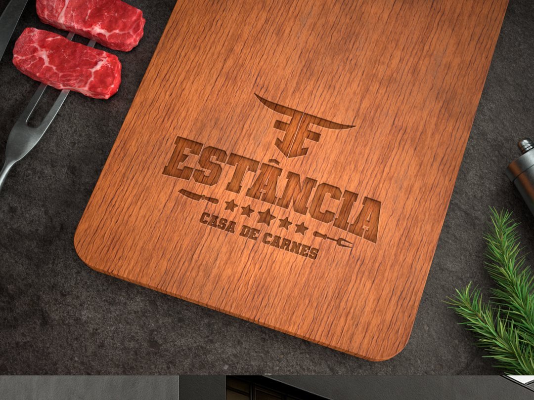 Projeto de branding Estância Casa de Carnes