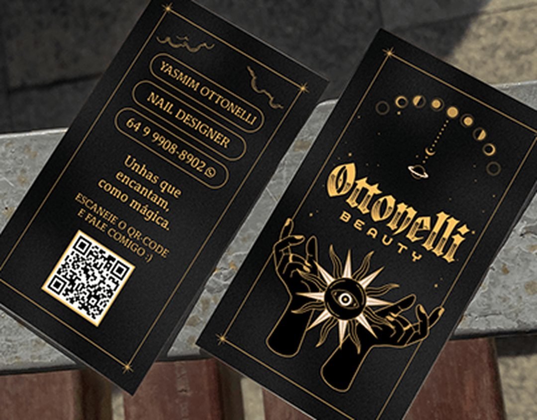 Projeto de identidade visual Ottoneli Beauty