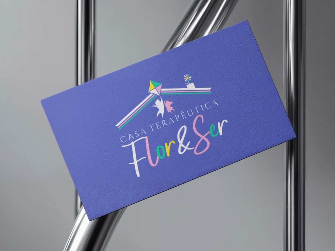 Projeto de rebranding Casa Terapêutica Flor & Ser