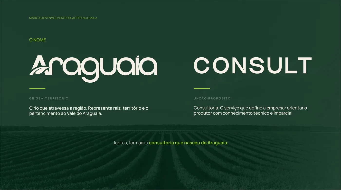 Araguaia Consult, apresentação da marca, parte 3