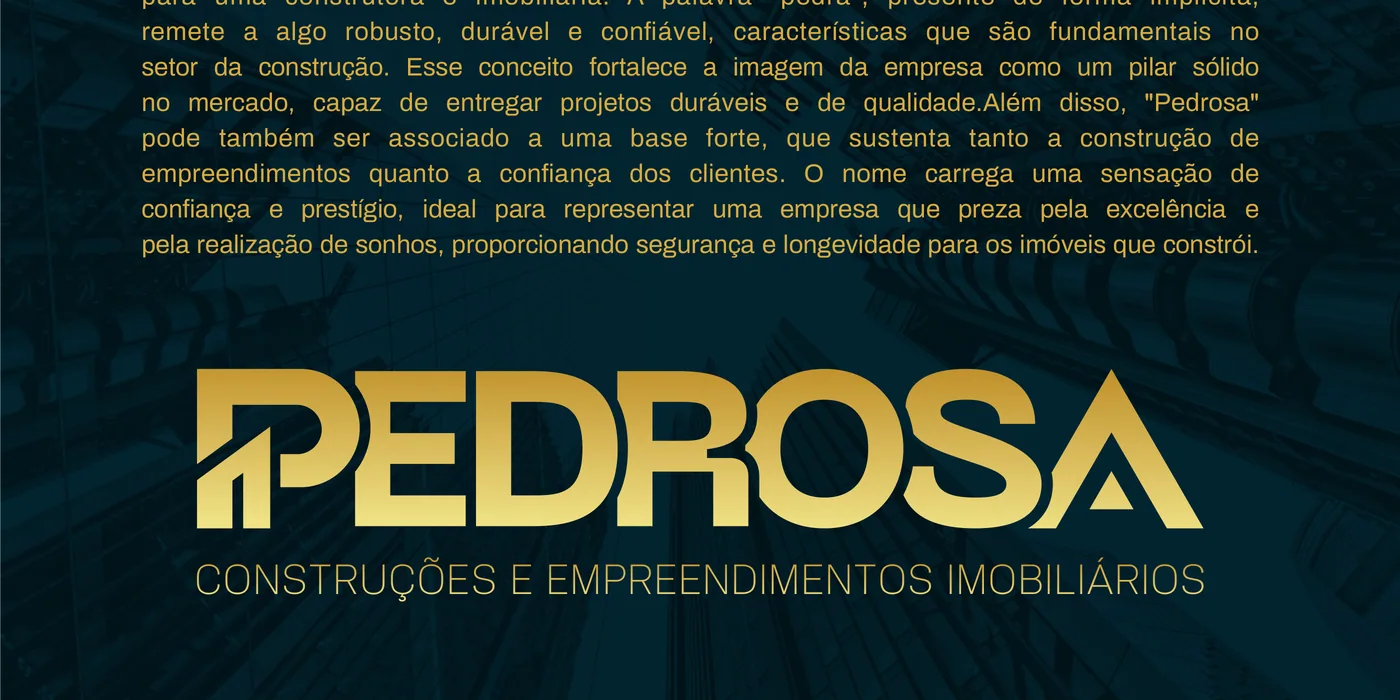 Pedrosa, apresentação da marca, parte 4